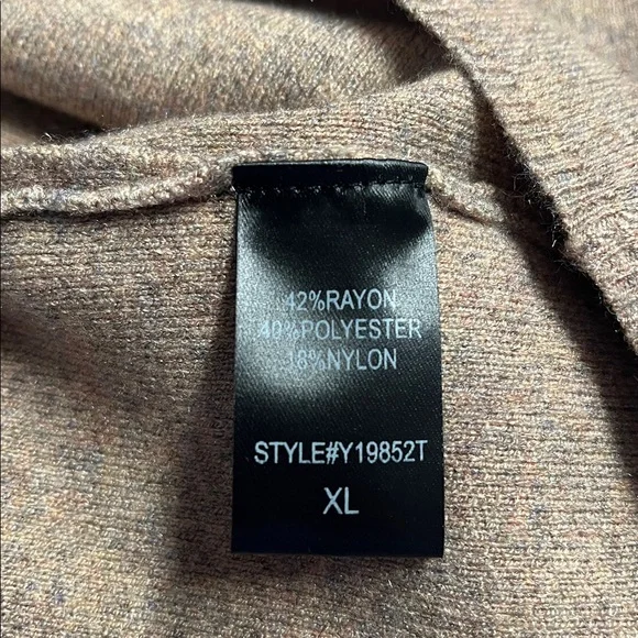 Pomander Place Taupe Turtleneck Sweater Dress